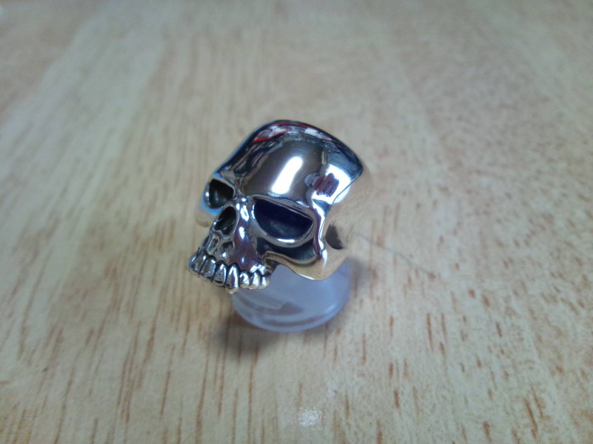 CRAZY PIG Large e Bill Skull кольцо 11 номер EVIL SKULL