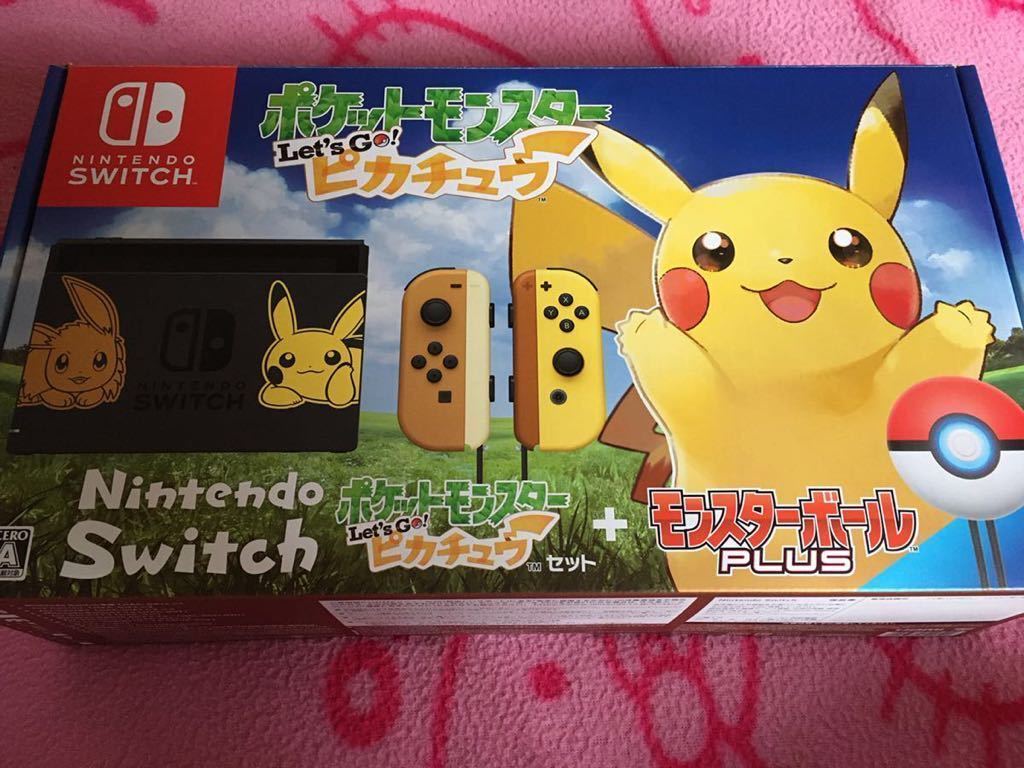 Nintendo Switch ポケットモンスター Let's Go！ ピカチュウセット （モンスターボール Plus付き）ミュウ&Switch Online 90日間利用券付き
