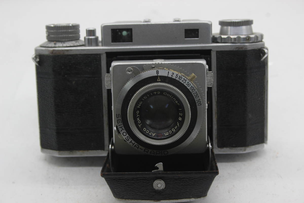 【訳あり品】 アルコ Arco 35 Colinar 5cm F2.8 蛇腹カメラ C4868_画像3