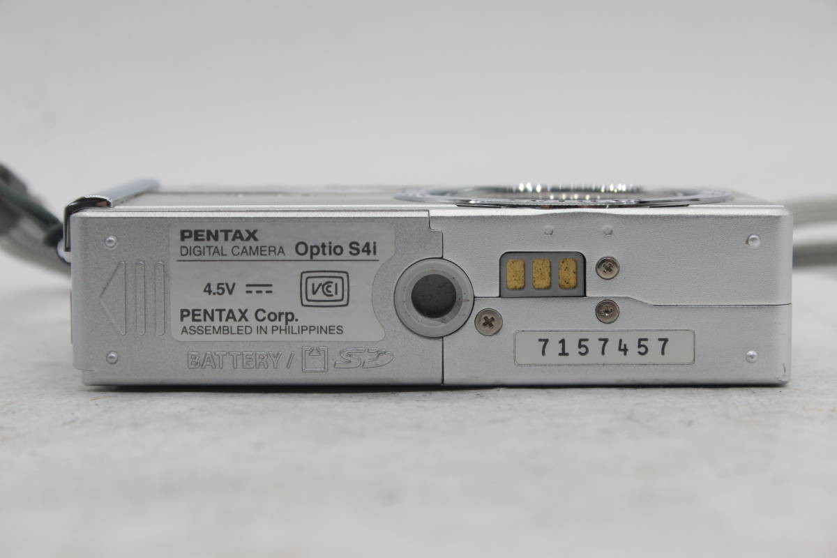 【返品保証】 ペンタックス Pentax Optio S4i 3x バッテリー付き コンパクトデジタルカメラ C4941_画像7