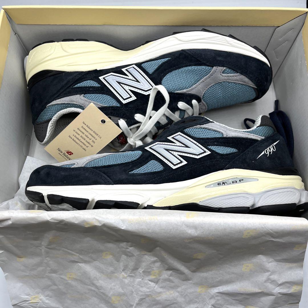 売れ筋新商品 990V3 Balance ☆新品希少☆New Navy ニューバランス