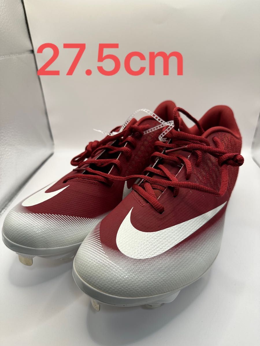 日本未発売】NIKE スパイク レッド 野球用 27.5cm-