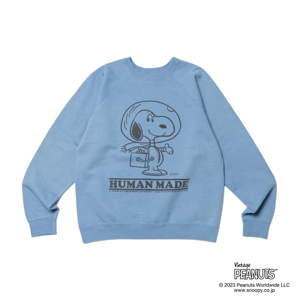 予約受付中】 HUMAN スウェットシャツ MADE PEANUTS HEART SWEATSHIRT