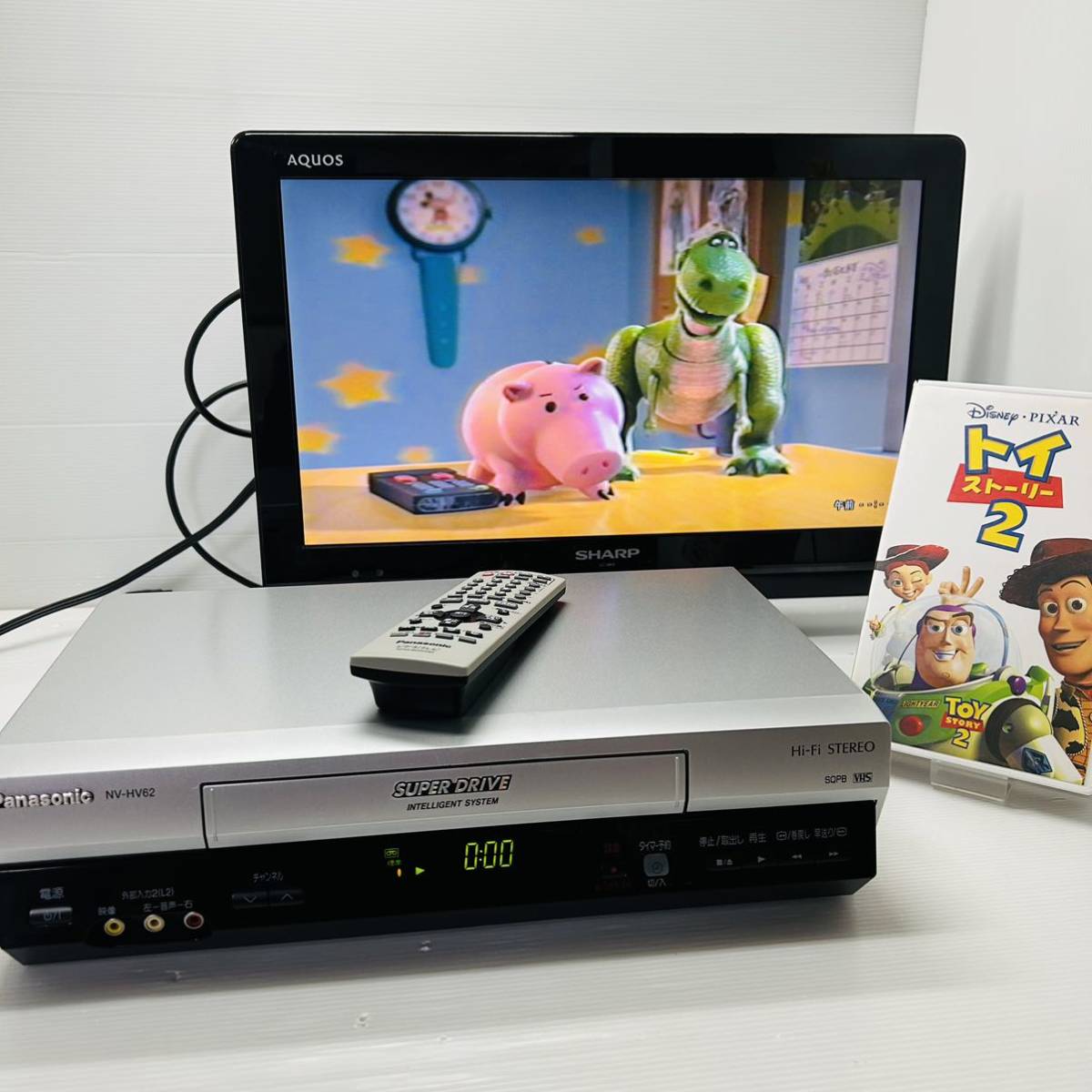 Panasonic NV-HV62 高画質コンパクトVHSビデオデッキ 付属品完備 Panasonic NV-HV62 高画質コンパクトVHSビデオデッキ 付属品完備