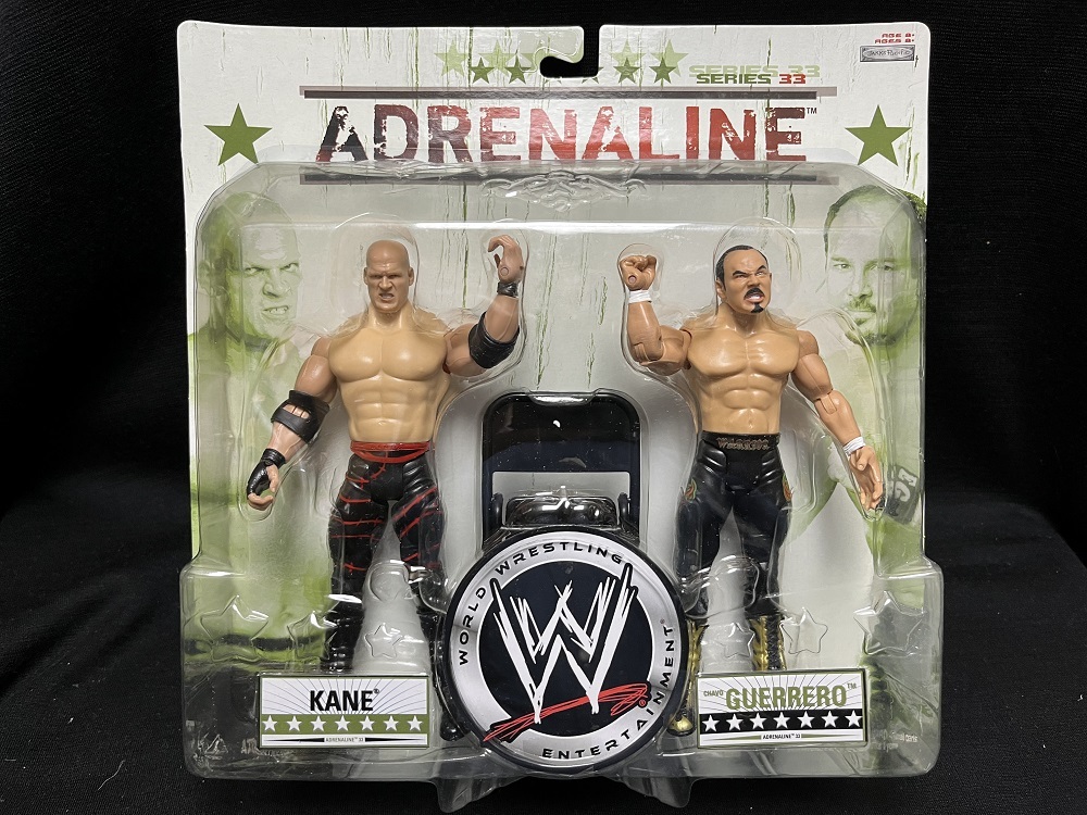 JAKKS：WWE ADRENALINE SERIES 33 ケイン＆チャボ・ゲレロ （未開封品）_画像1