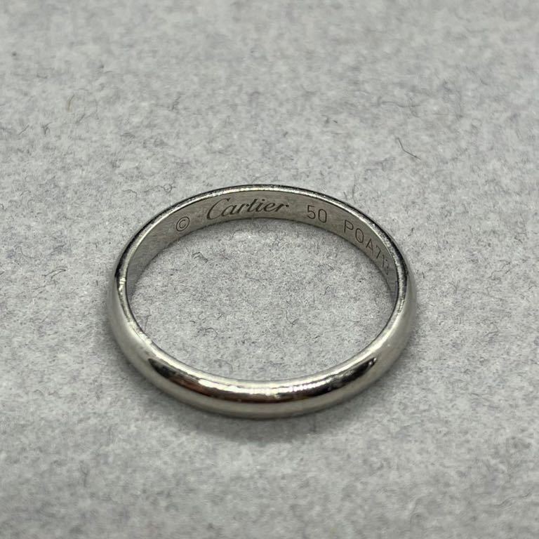 人気ブランド Cartier 即決 カルティエ 指輪 リング プラチナ Pt950