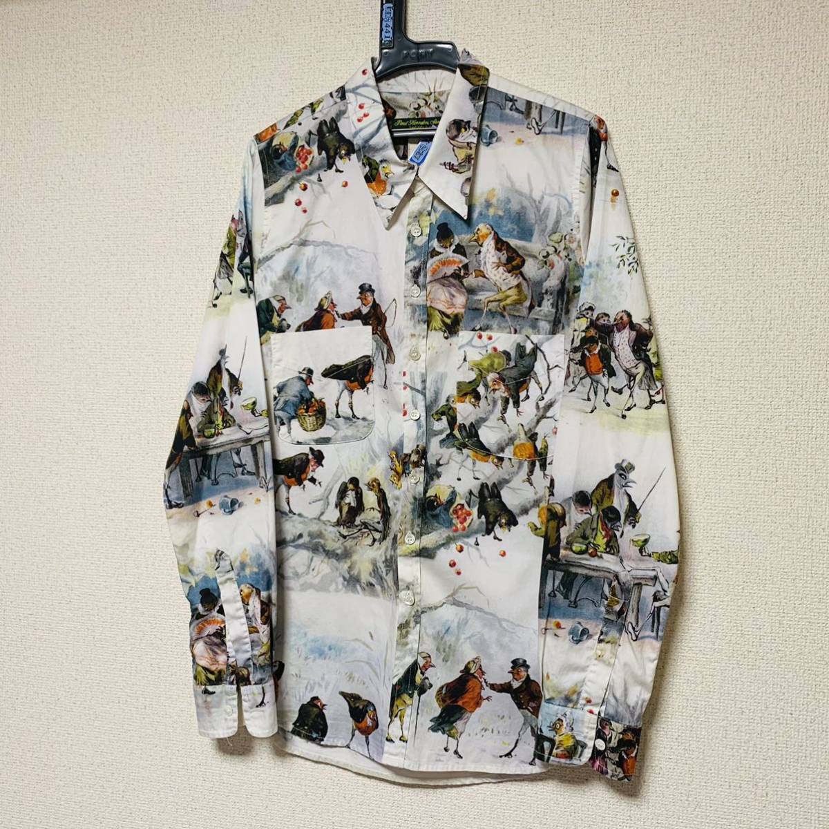 Yahoo!オークション - 【Paul Harnden】Birds Print Shirt Yahoo!オークション - 【Paul Harnden】Birds Print Shirt