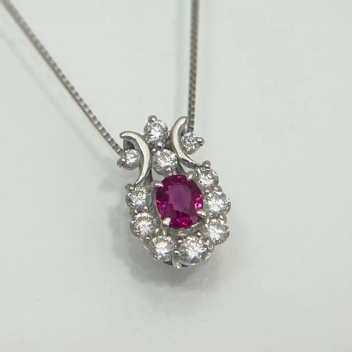 新品 ルビー ダイヤモンド ネックレス 0.32ct Pt900 | noonanwaste.com