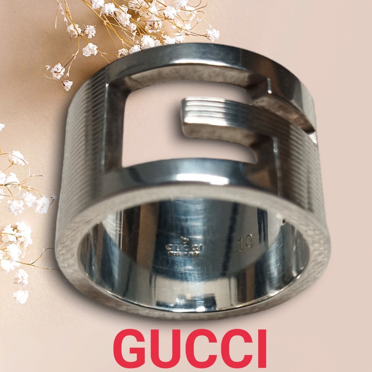 GUCCI グッチ シルバーリング-