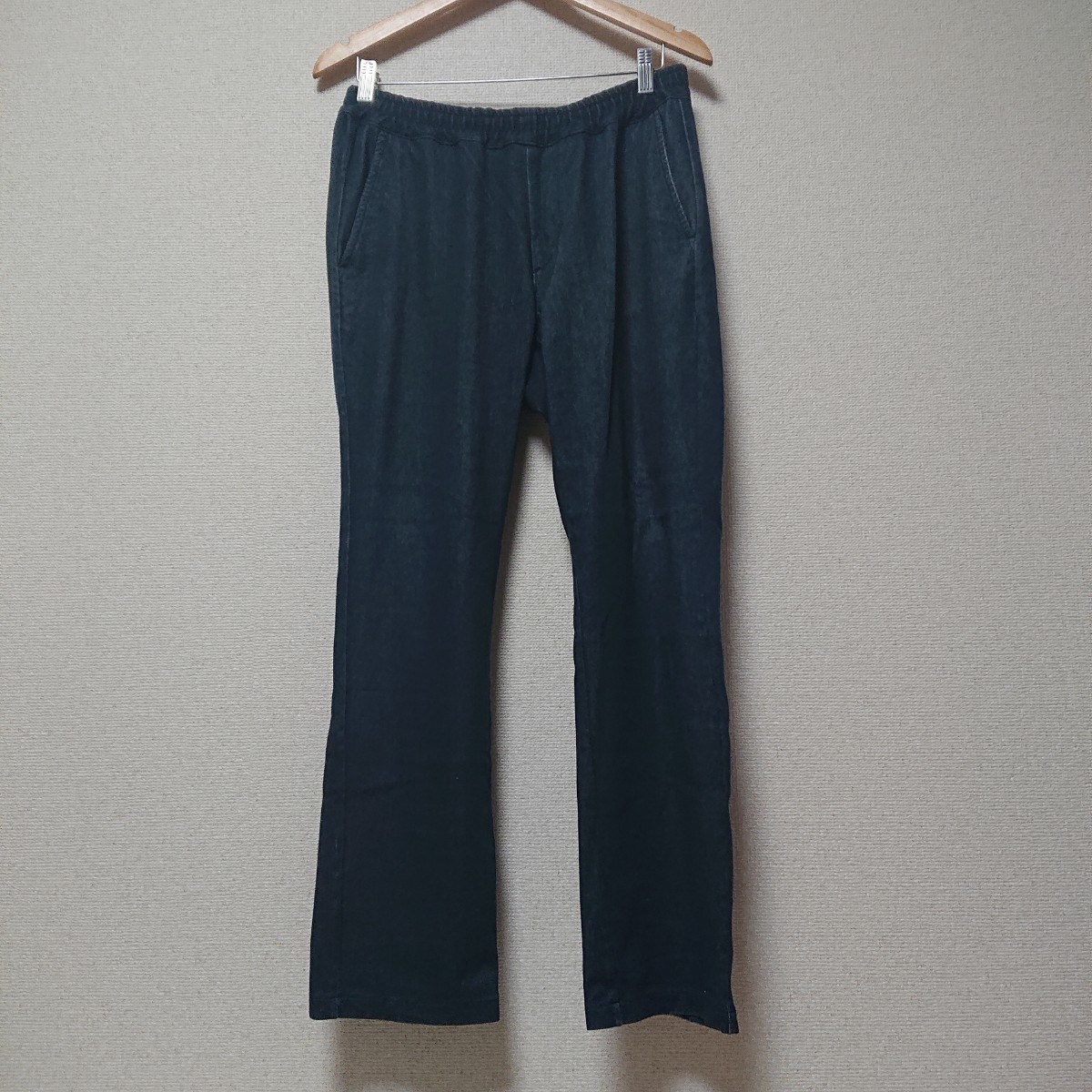 H2648ee◆UNITED ARROWS GREEN LABEL RELAXING◆ユナイテッドアローズ グリーンレーベル メンズ／レディース M ワイドストレートデニム _画像1