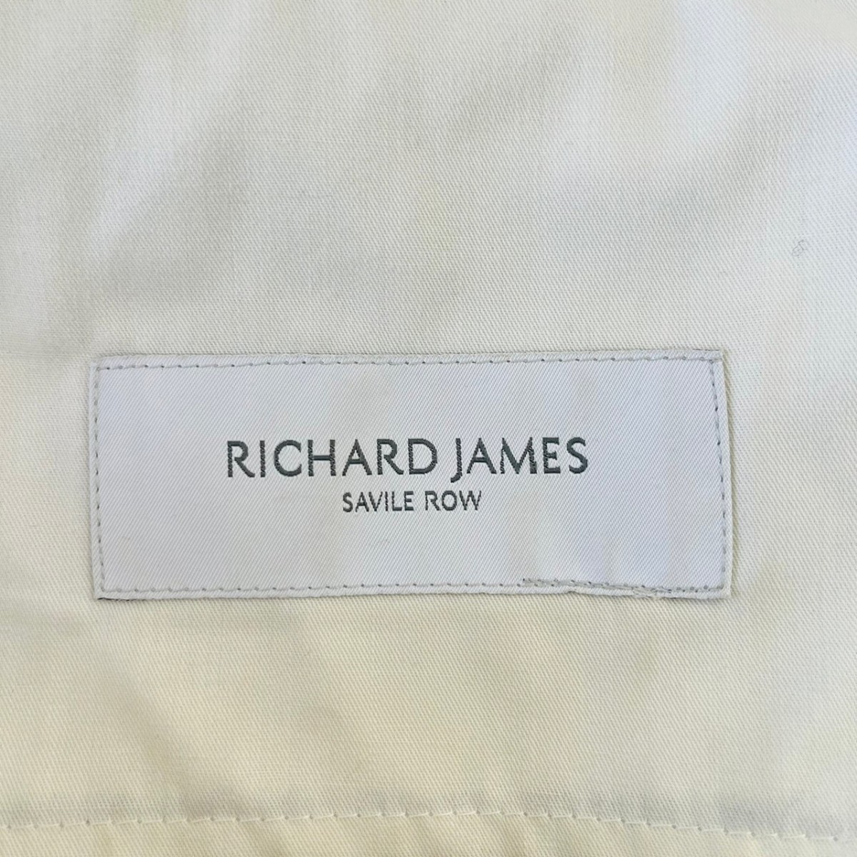 H2690cL 日本製 RICHARD JAMES リチャード ジェームス サイズS～M位 スラックスパンツ スーツパンツ ブラウン ストライプ柄 メンズ_画像3