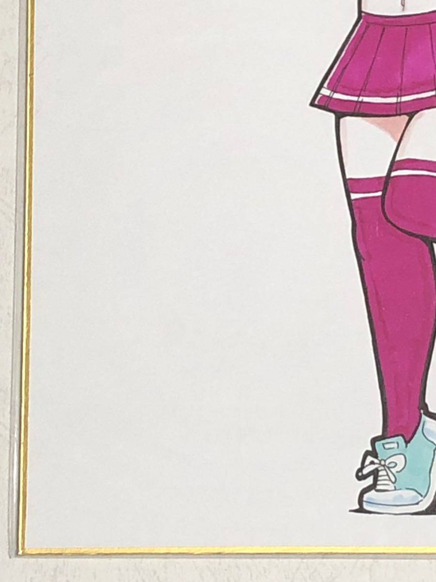 えびはら武司 まいっちんぐマチコ先生 セーラー服 直筆画 カラー えびはら武司 まいっちんぐマチコ先生 セーラー服 直筆画 カラー