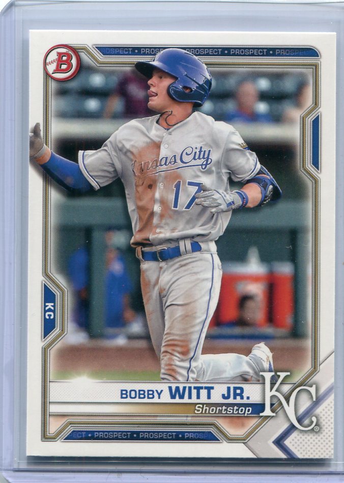 2021 Bowman Prospects #BP-1 Bobby Witt Jr._画像1