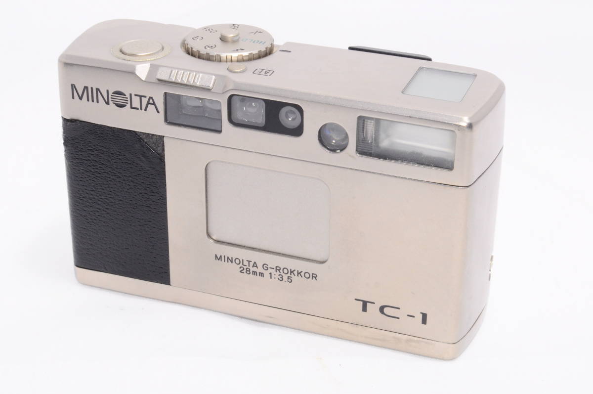 MINOLTA ミノルタ TC-1 G-ROKKOR 28mm F3.5 高級コンパクトフィルムカメラ ∽ 69730-2 y701