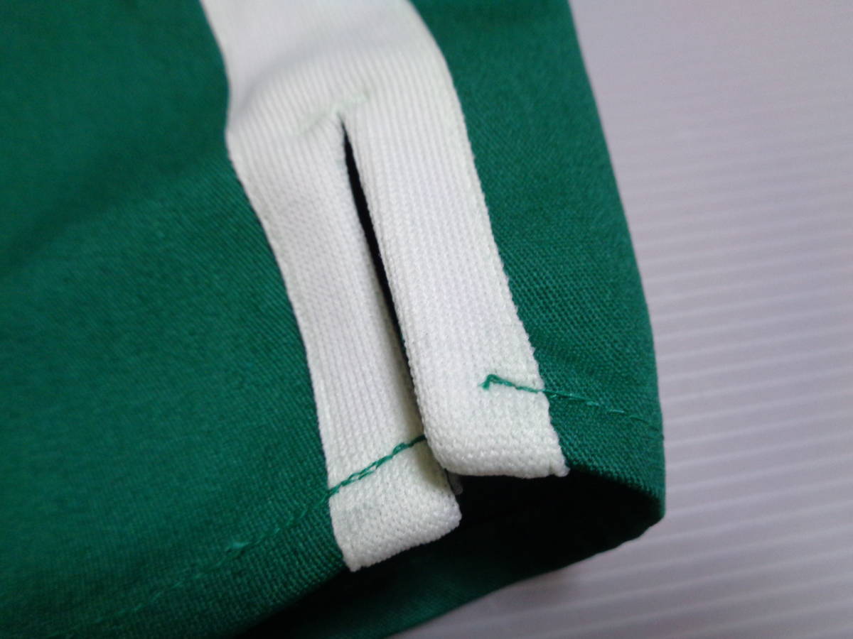 W76（M) 緑×白 　ユニチカ 　 短パン　ショートパンツ　体操服　 体操着　昭和レトロ　未使用_画像3
