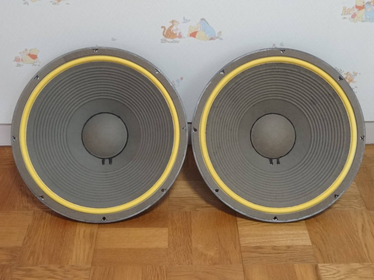 ★ 希少 初期型 詳細不明 JBL LE15A (16Ω) ウーファー ブルードライバー アルニコ 15インチ 38ｃｍ 連番 ペア