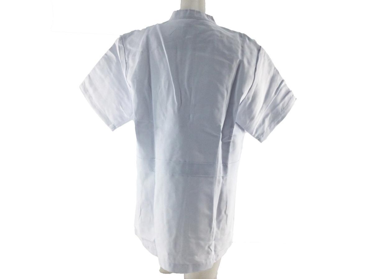 ナースウェア 白衣 メンズジャケット 男性 医療 看護師 介護士 LL ホワイト 送料250円_画像2