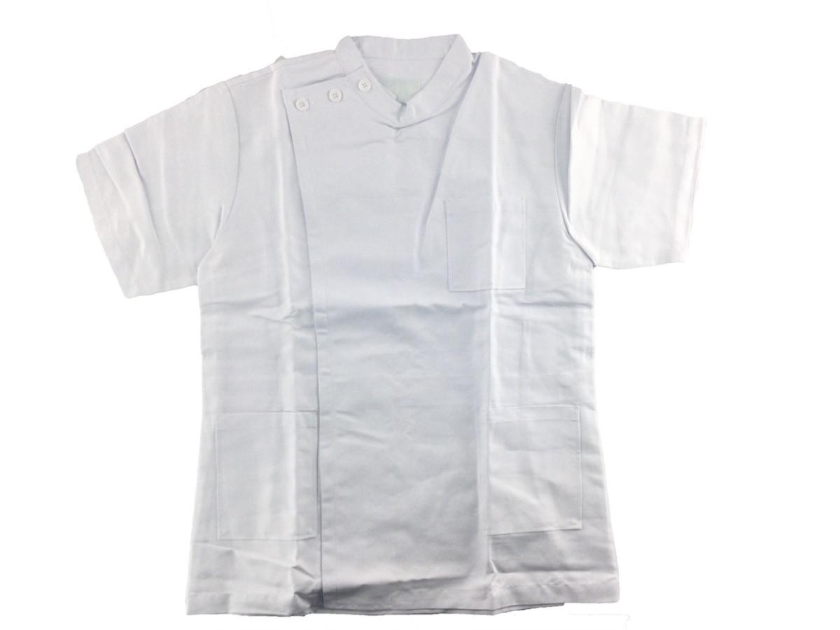 ナースウェア 白衣 メンズジャケット 男性 医療 看護師 介護士 LL ホワイト 送料250円_画像3