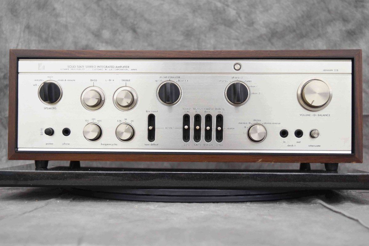 F☆LUXMAN ラックスマン L-308 プリメインアンプ ☆難あり品