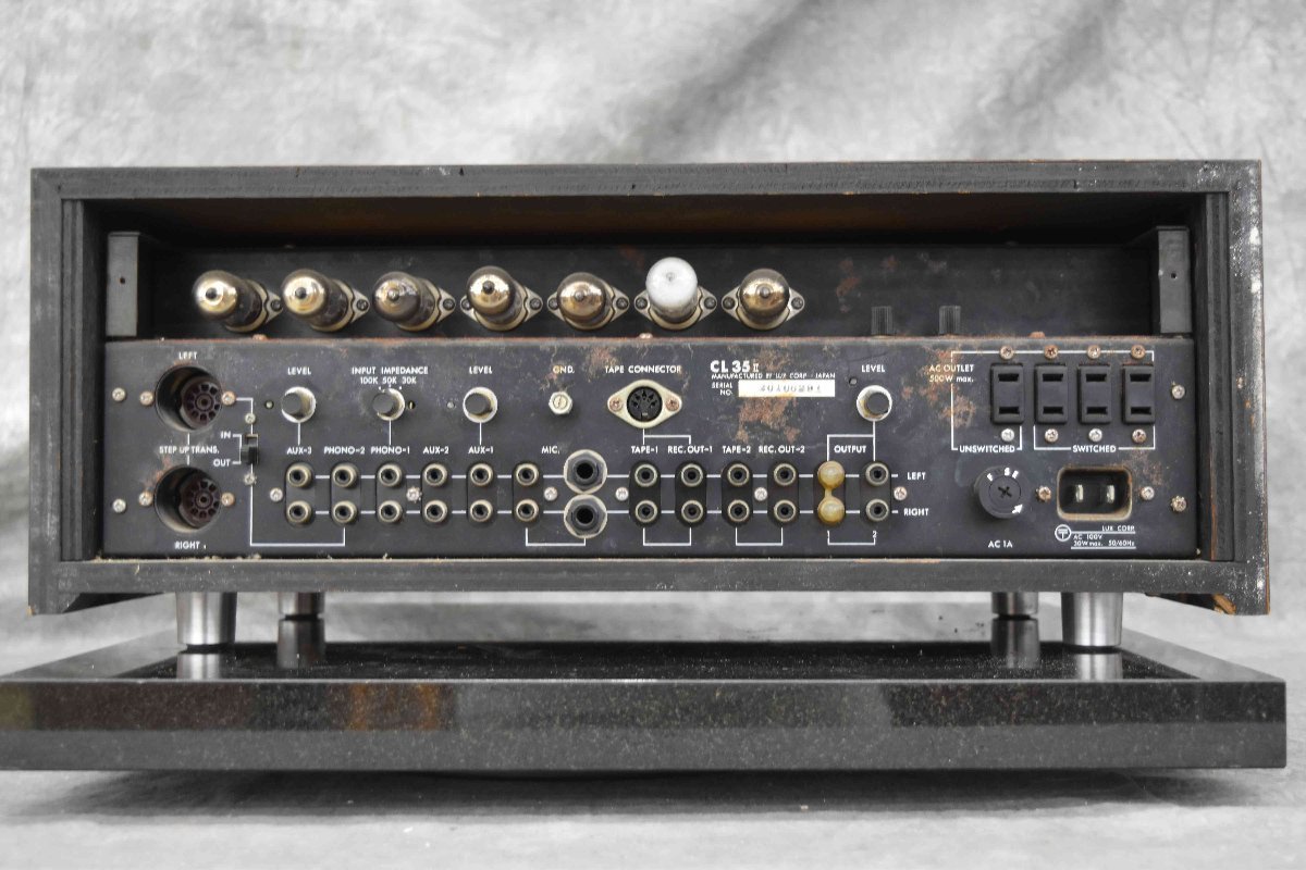 F☆LUXMAN ラックスマン 管球式コントロールアンプ CL35II ☆ジャンク