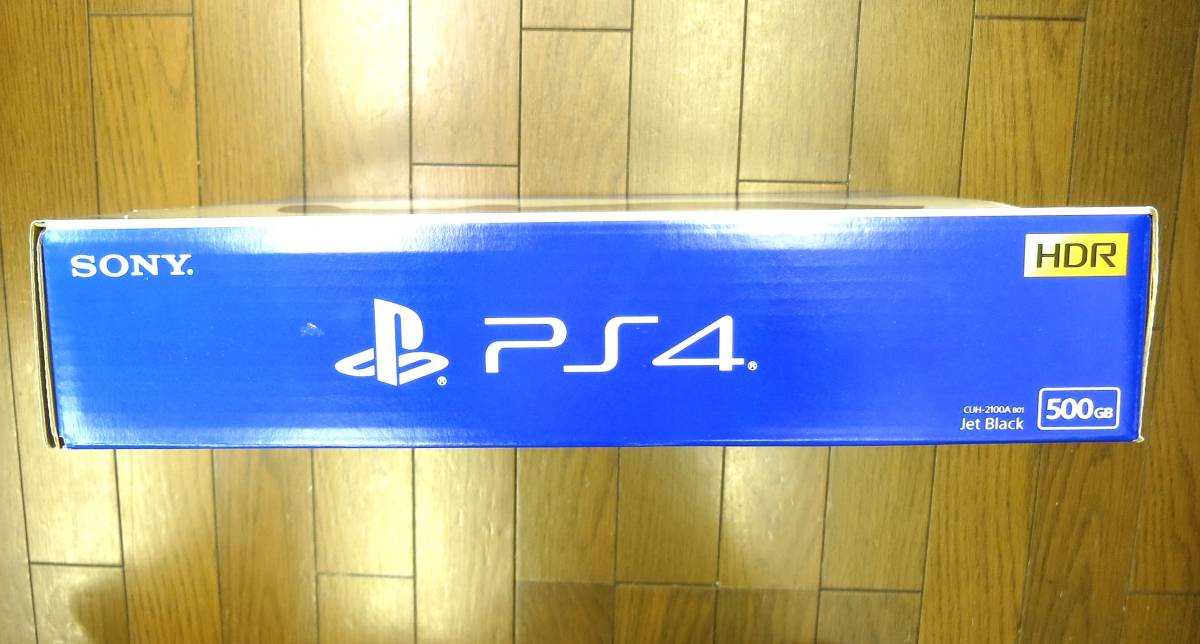 ◆新品未使用 SONY PlayStation4 ジェットブラック 500GB CUH-2100AB01 本体 PS4 PS4本体 プレイステーション4 _画像3