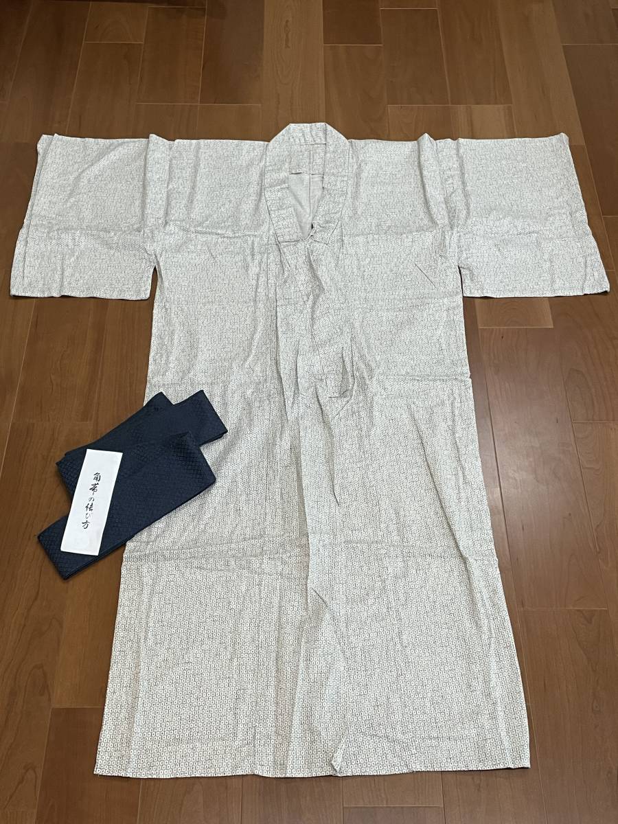 2 day have on number hour use J-mode yukata ... Japanese clothes kimono angle obi attaching L size summer festival tray .. flower fire Event stamp post card possibility 