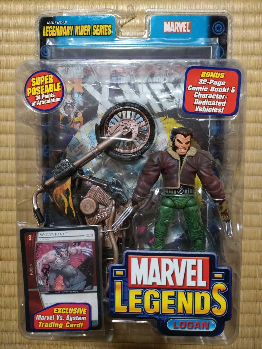 即決!TOYBIZ マーベルレジェンド『ローガン&バイク』未開封品