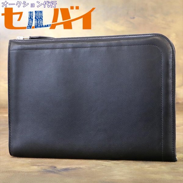 本物 超美品 エルメス 公式HP掲載 現行最新作 クラッチバッグ ZIP