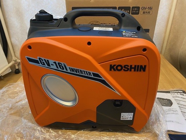 未使用品＞工進/KOSHIN インバーター発電機 GV-16i（13323042005540US