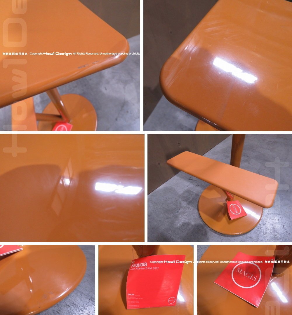 展示品/MAGIS/マジス/高級/Sequoia stool H76/セコイア スツール/OCHERBROWN/オーカーブラウン/Anderssen&Voll/ハイスツール/6.9万/yyk560k_画像5