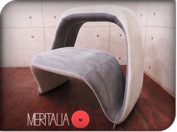 ■展示品■MERITALIA/メリタリア/イタリア最高級/AIR LOUNGE SYSTEM/エアーラウンジシステム/Fabio Novembre/ラウンジチェア/80万/smm4753k_画像1