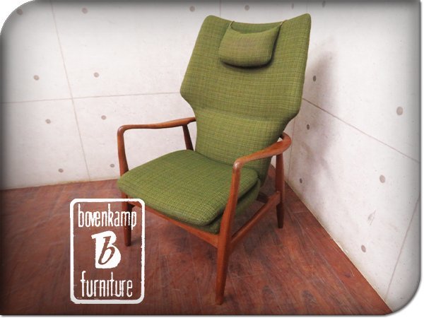 Bovenkamp/ヴィンテージ/Aksel Bender Madsen/チーク&オーク/Wingback Lounge Highback Chair/ハイバックラウンジソファ/ft7983k