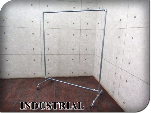 # exhibition goods # high class #ga Spy p/ gas tube # with casters # stylish / in dust real / industry series / hanger rack / coat hanger /smm5131t