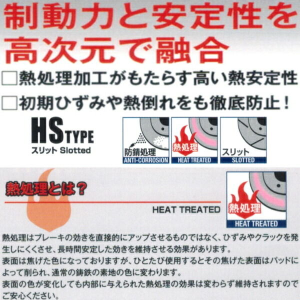 DIXCEL HSスリットローターF用 KGJ10/NGJ10トヨタiQ 08/11～16/8_画像2
