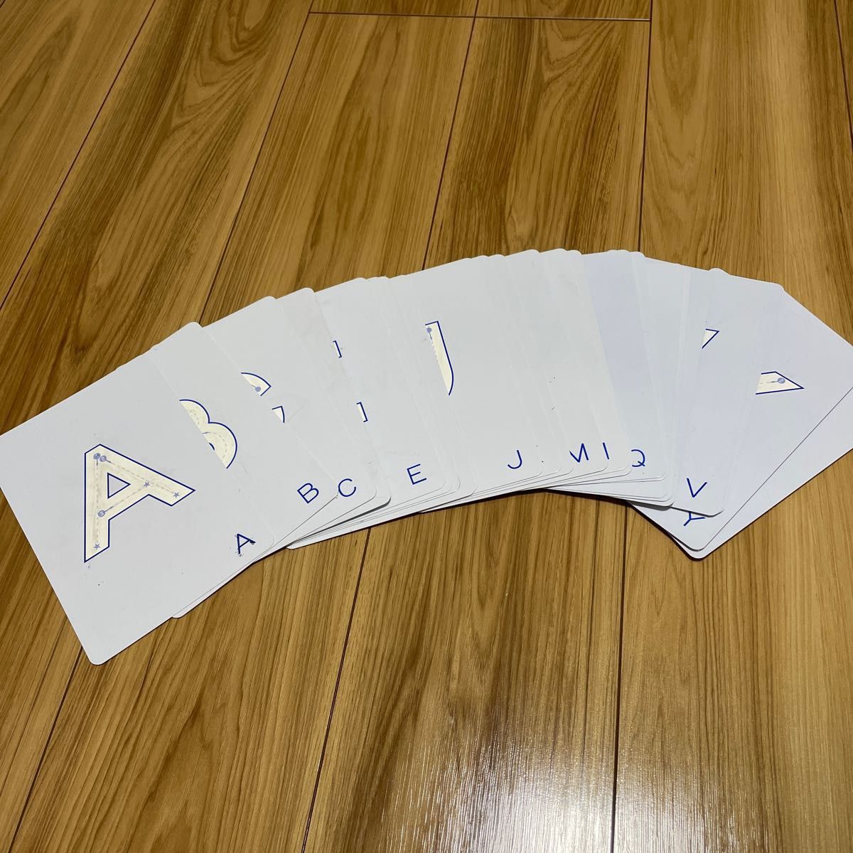 英語　幼児　KUMON ABC's WRITE AND WIPE  Flash Cards  アルファベット　大文字