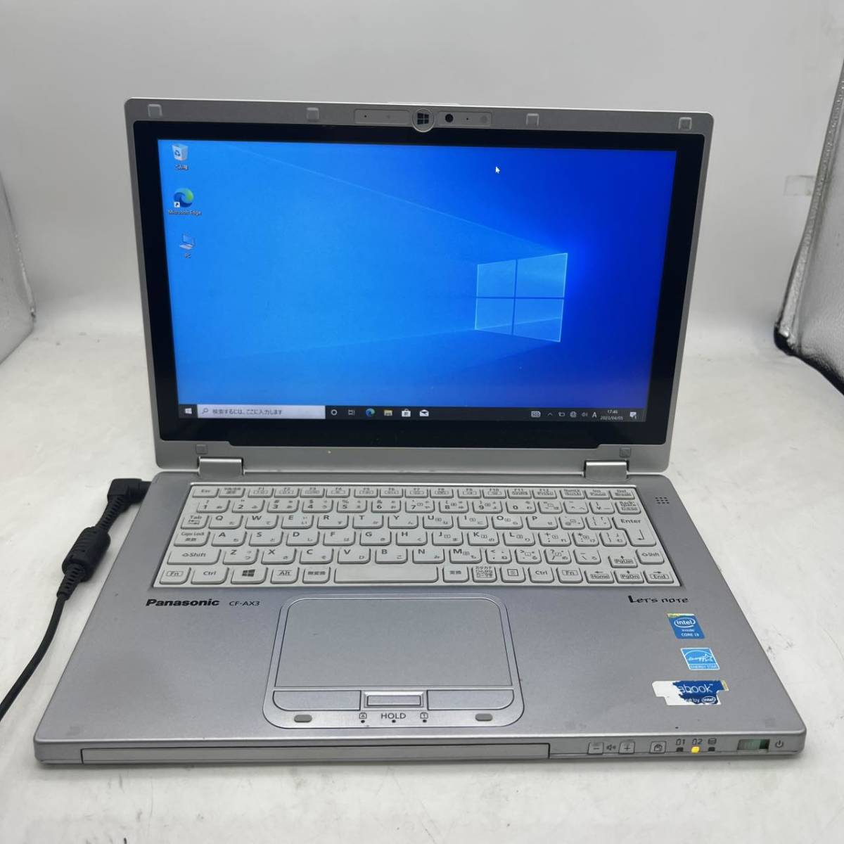 office2019/Win10/Panasonic AX3/第4世代 Core i3 /メモリ 4GB/新品SSD 128GB/11.6インチ/無線LAN/Webカメラ/1920X1080/タッチパネル/37