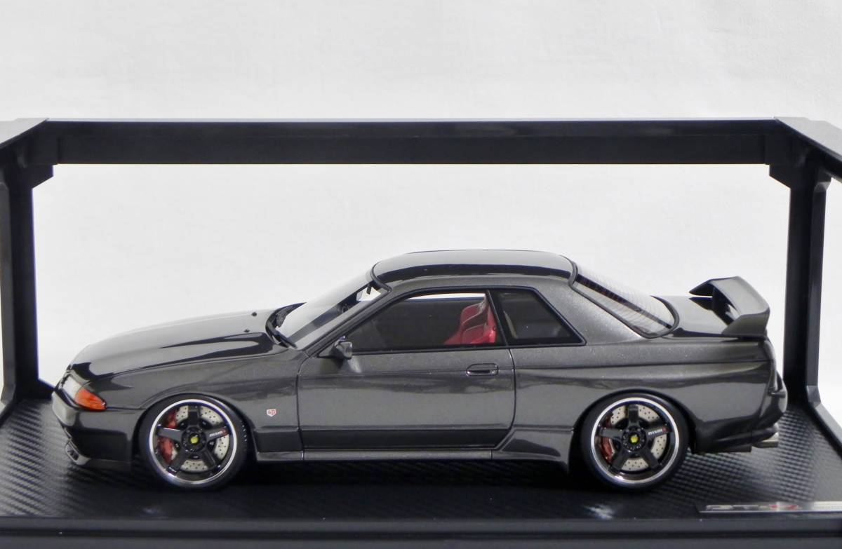 IG 0602 1/18 Nissan Skyline GT-R Nismo (R32) Gun Gray Metallic WEB