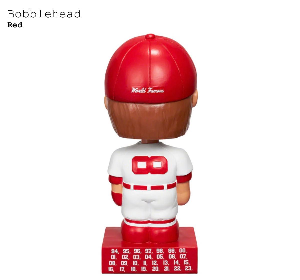 Supreme Bobblehead シュプリーム バブルヘッド レッド 一体-