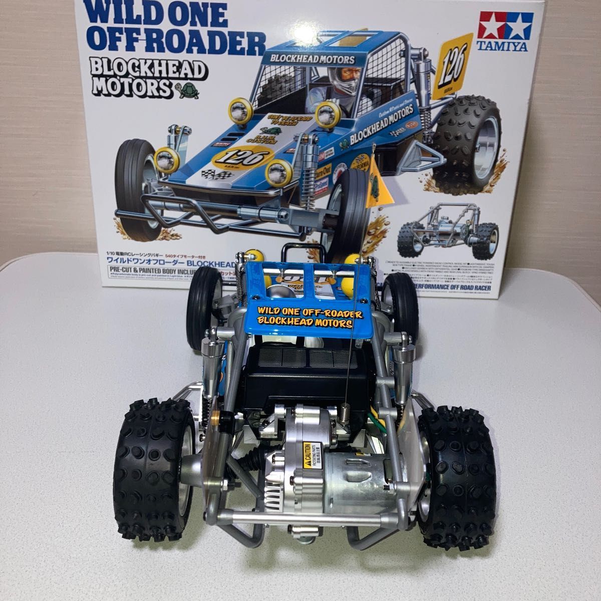 タミヤ TAMIYA レーシング　ワイルドワン　WILD ONE OF ROADER BLOCKHEAD MOTORS