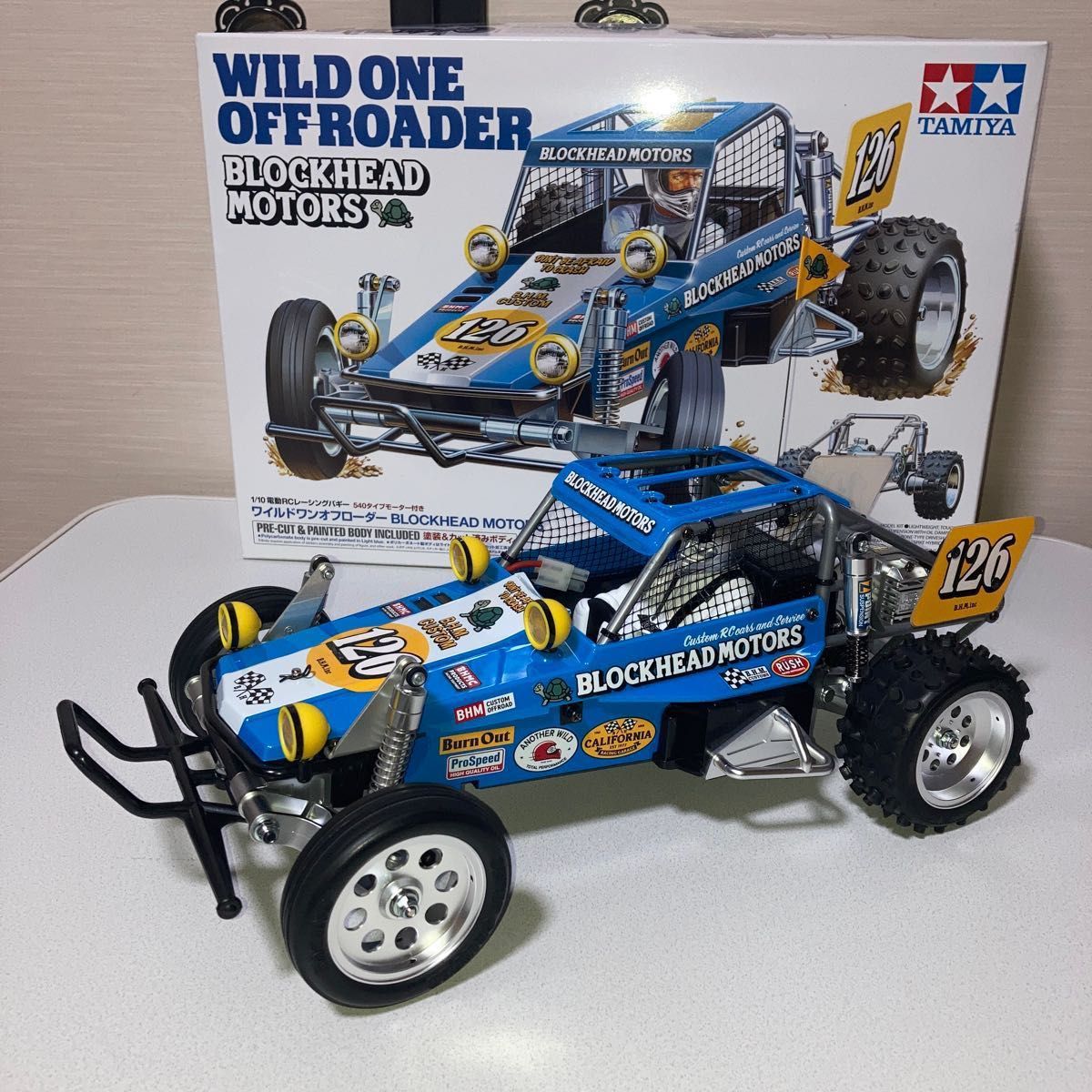 タミヤ TAMIYA レーシング　ワイルドワン　WILD ONE OF ROADER BLOCKHEAD MOTORS