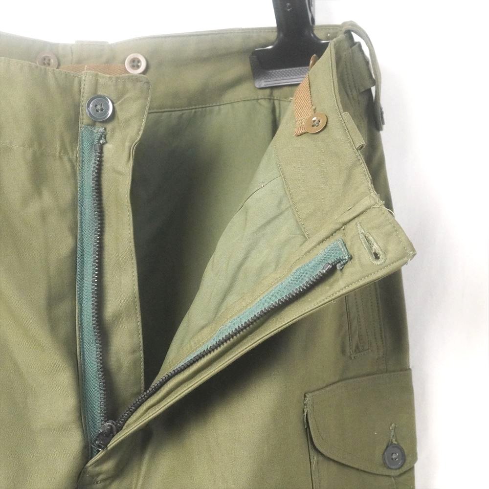 60s Vintage military England army combat pants 6 1960 pattern g LUKA pants olive dead stock UK ①