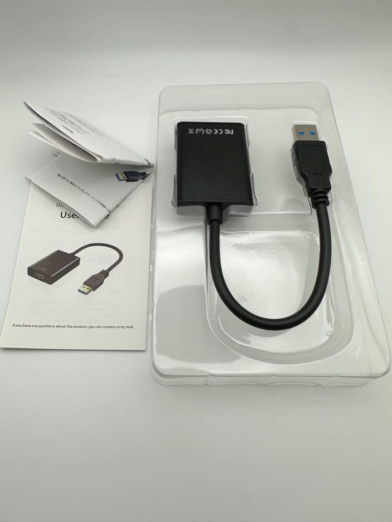 OOOUSE 改良型 5Gbps高速伝送】 HDMI 変換 USB3.0 ケーブル 1080p USB