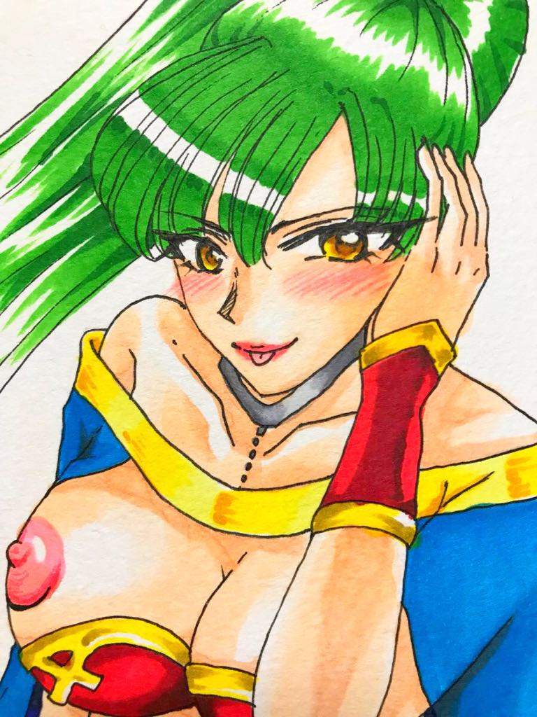 Jccv ハガキ R 18 てへぺろグラマラス痴女 露出魔 露出狂 ファンタジー ポニーテール お姉さん手描きイラスト エロ 手書き 送料無料 の商品情報 アダルトカテゴリ オークファン