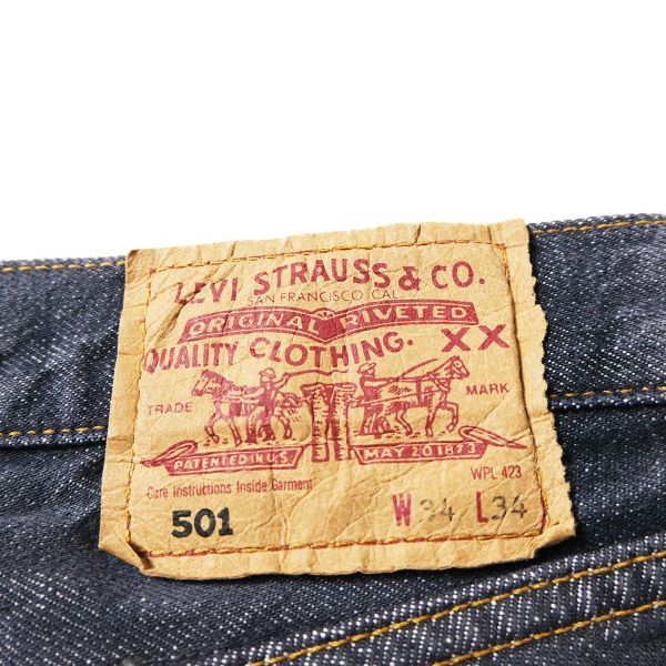 90's 00's トルコ製 リーバイス 501 デニムパンツ (34) ユーロリーバイス 90年代 旧タグ オールド Levi's ヨーロッパモデル_画像3