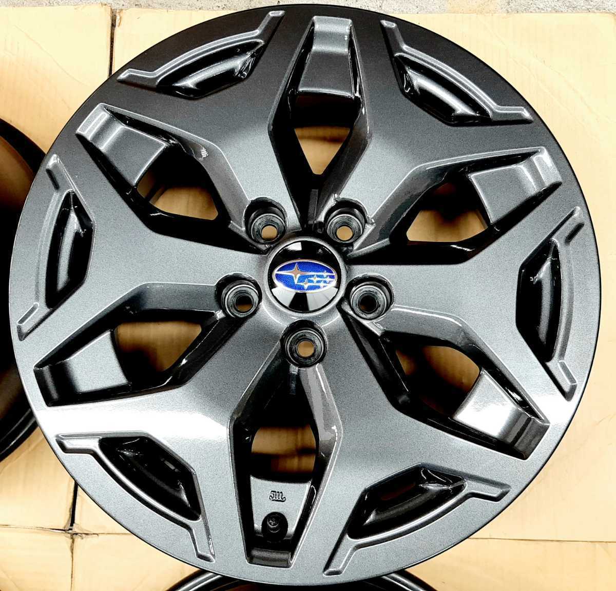 新車外し】スバル SK フォレスター X-ブレーク 純正 17インチ ホイール