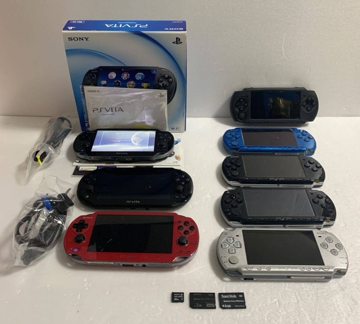 1円スタート PS Vita PSP 携帯ゲーム まとめ ジャンクPSP本体 SONY