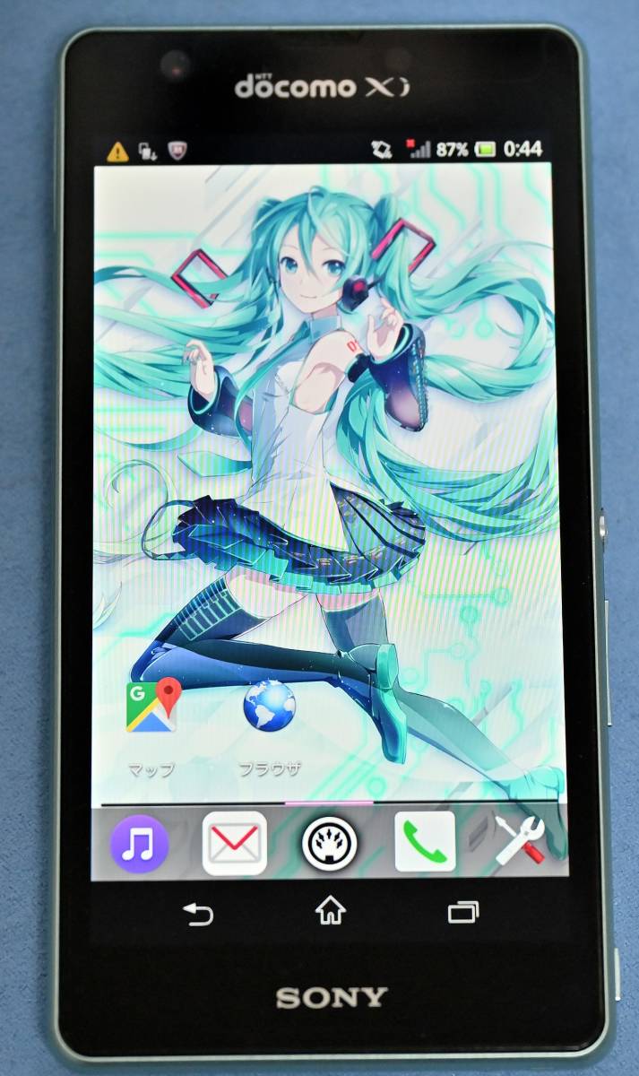 美品】SONY Xperia A SO-04E 初音ミクモデル 動作確認済