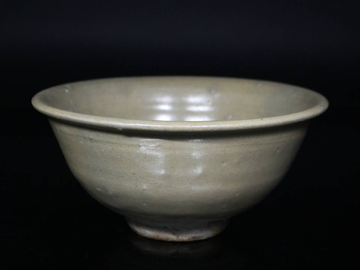 ◆青磁・茶碗・黒田陶々庵 識箱・高麗青磁・茶道具◆aa547_画像2