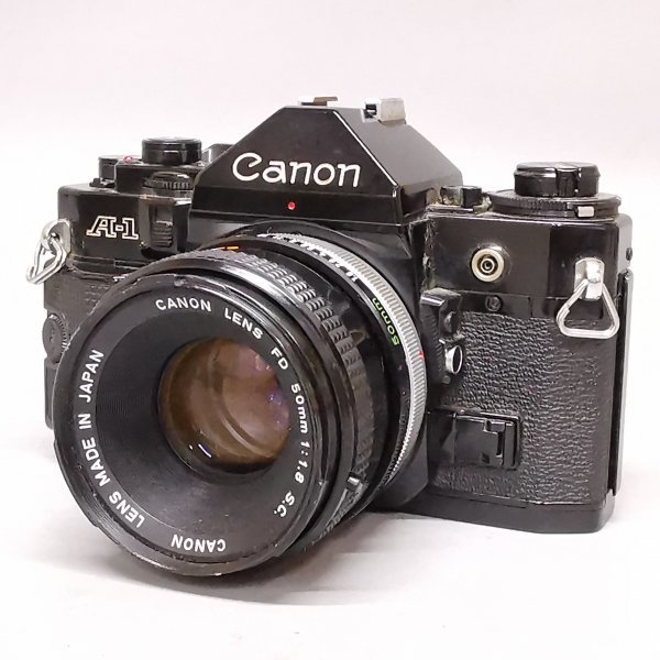 Canon キヤノン A-1 + FD 50mm f1.8 S.C. ボディレンズセット 一眼レフ