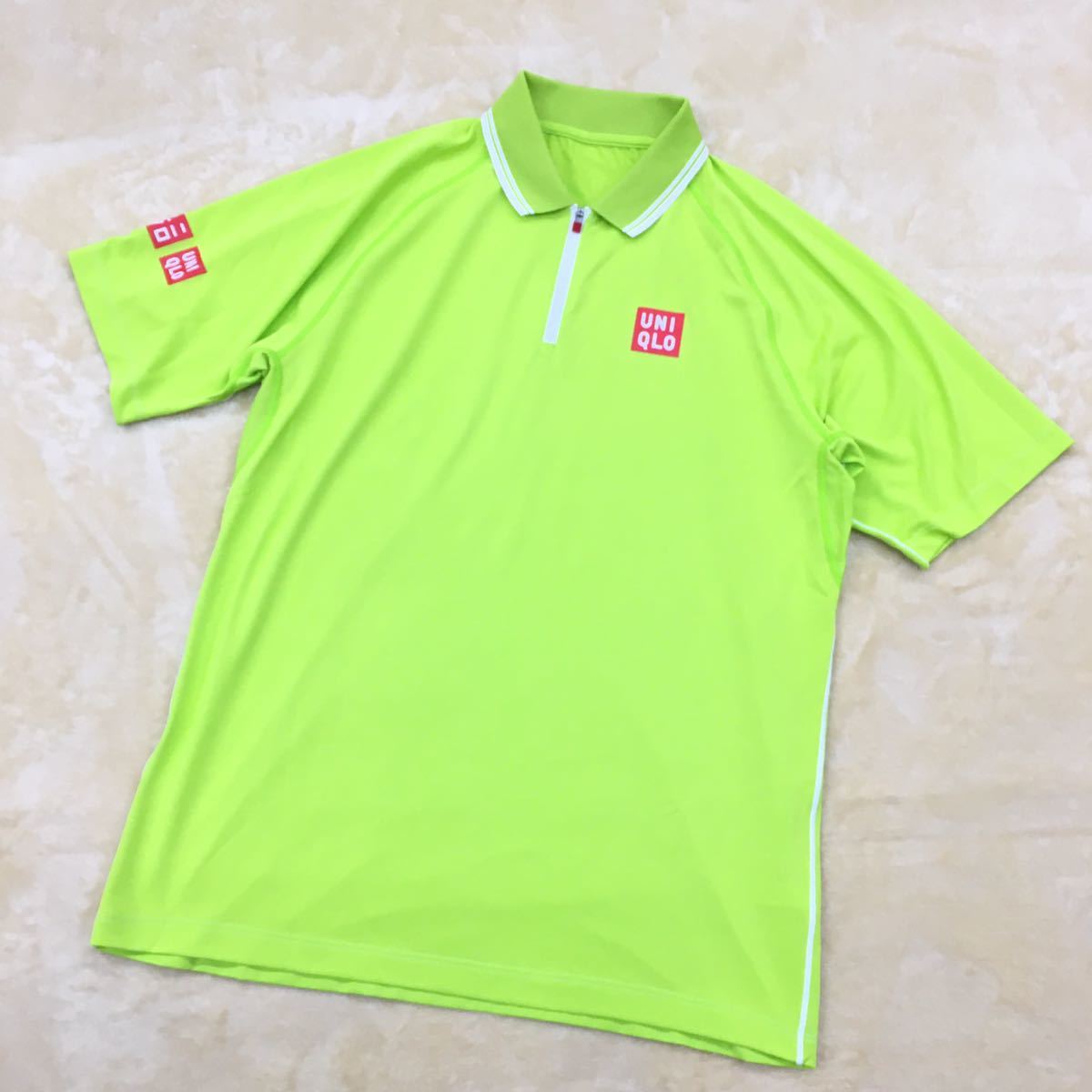 メンズ L 蛍光 黄緑 ポロシャツ 半袖 シャツ スポーツ 通販